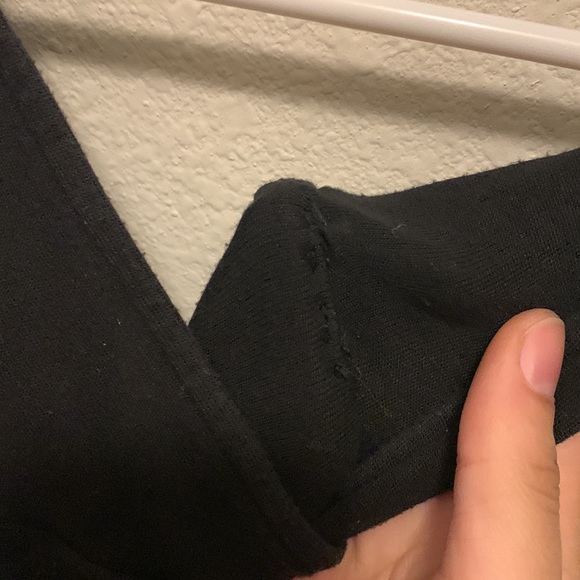 diane von furstenbers black repaired dress size 4 - Picture 7 of 9